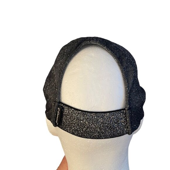 C C Womens Hats One Size Gray Metallic Extremely Comfy Fit Ponytail - Picture 5 of 9